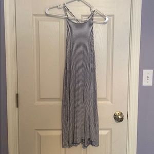 Flowy American eagle dress striped